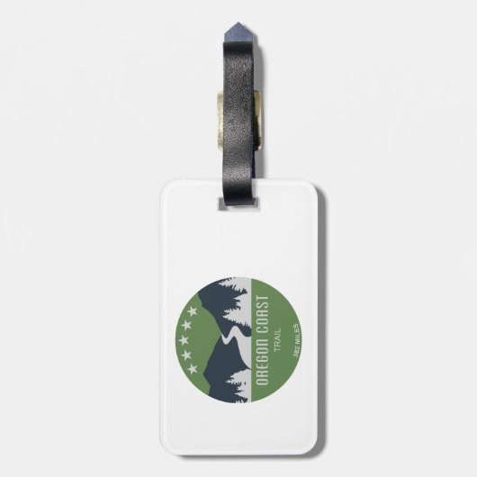 Oregon Coast Trail Gepäckanhänger (Rückseite vertikal)