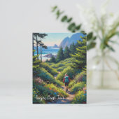 Oregon Coast Trail Postkarte (Stehend Vorderseite)