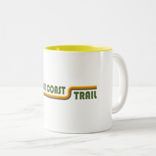 Oregon Coast Trail Zweifarbige Tasse (VorderseiteRechts)