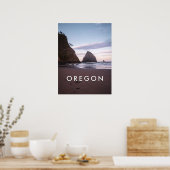 Oregon Coast Travel Fotografy / Ocean Sunrise Poster (Küche)