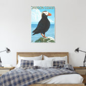 Oregon Coast Tufin Puffin Leinwanddruck (Insitu (Schlafzimmer))