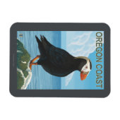 Oregon Coast Tufin Puffin Magnet (Horizontal)