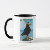 Oregon Coast Tufin Puffin Tasse (Links)