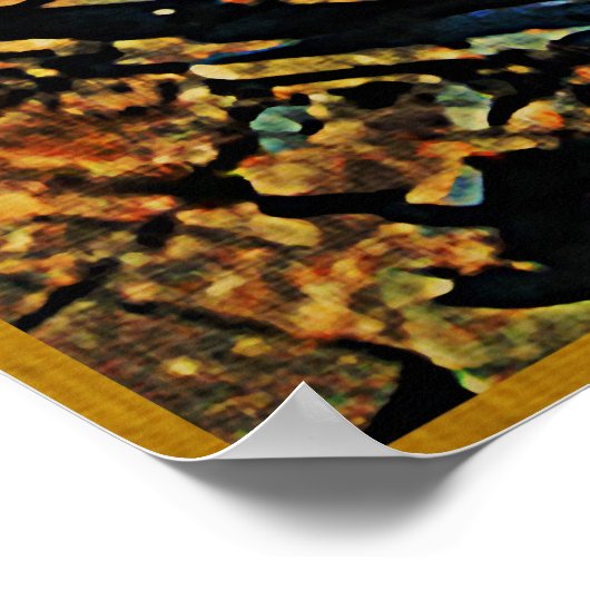 Oregon Coast Vintag Poster (Ecke)