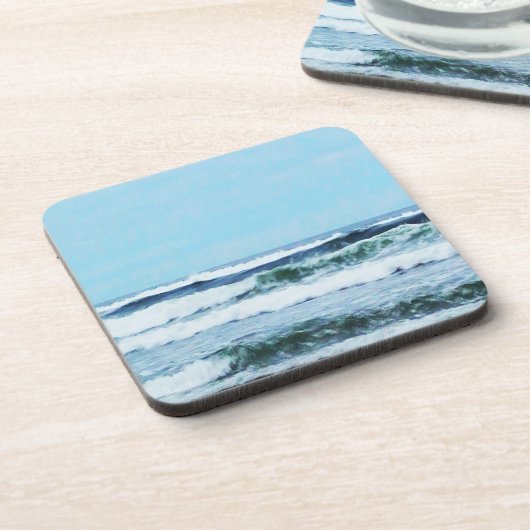 Oregon Coast Waves Getränkeuntersetzer (Linke Seite)