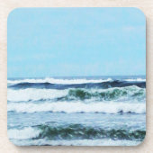 Oregon Coast Waves Getränkeuntersetzer (Vorderseite)