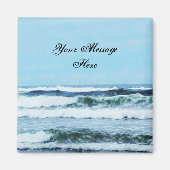 Oregon Coast Waves Magnet (Vorne)