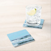 Oregon Coast Waves Rechteckiger Pappuntersetzer (Vor Ort)