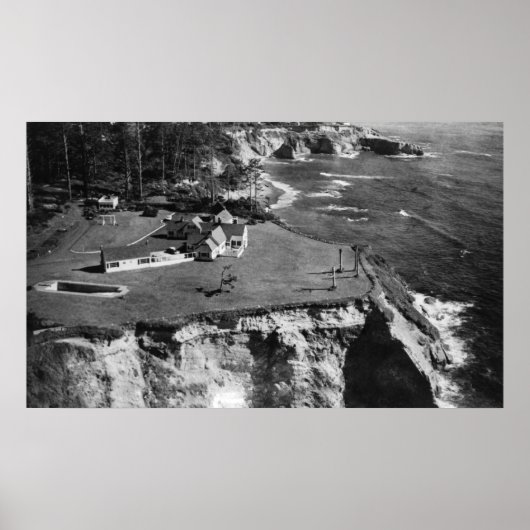 Oregon Coast West Shore Manor Otter Rock Poster (Vorne)