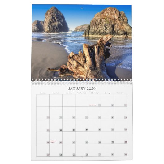 Oregon Coastal Images 2024 Calendar Kalender (Jan 2026)