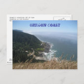 Oregon Coastline Postkarte (Vorne/Hinten)