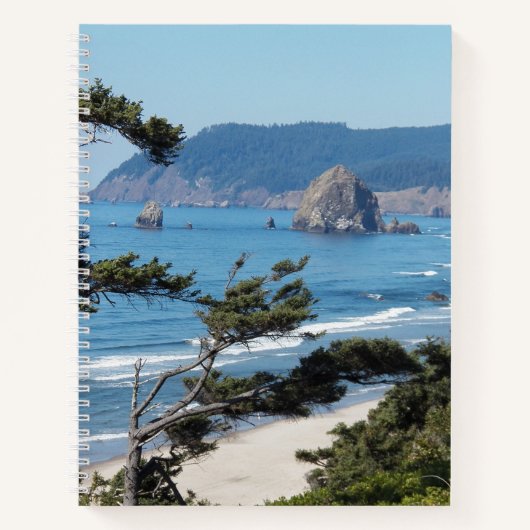 Oregon Coastline Sea Stack Seascape Notizblock (Vorderseite)