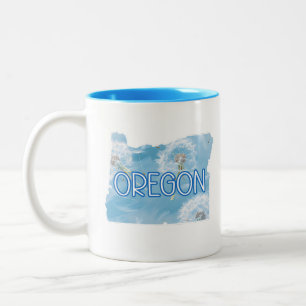 Oregon Dandelion Zweifarbige Tasse