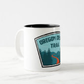 Oregon Desert Trail Zweifarbige Tasse (Vorderseite Links)
