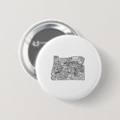 Oregon Doodle Button (Vorne & Hinten)
