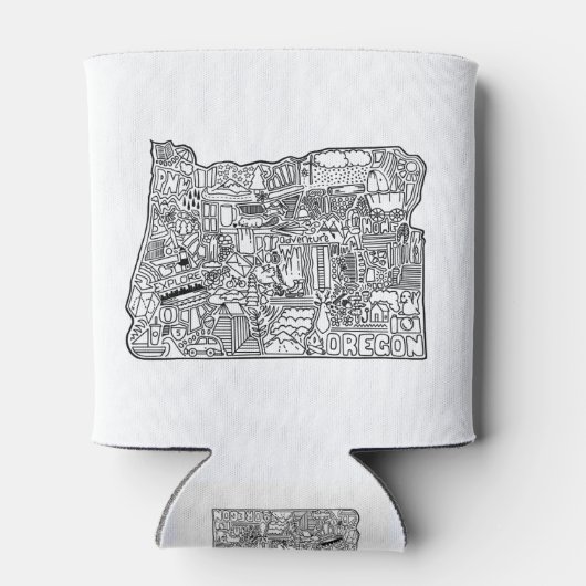 Oregon Doodle Dosenkühler (Rückseite)