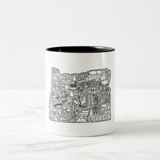 Oregon Doodle Tasse (Mittel)