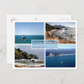 Oregon - Ecola Staat Park Forset - Postkarte (Vorne/Hinten)