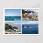 Oregon - Ecola Staat Park Forset - Postkarte (Vorderseite)