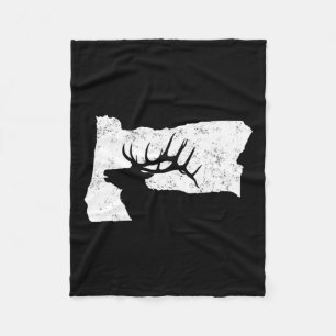 Oregon Elk Junting Shirt - Bulllek Staat Form Fleecedecke