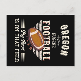 Oregon Eugene American Football Postkarte
