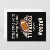 Oregon Eugene American Football Postkarte (Vorne/Hinten)