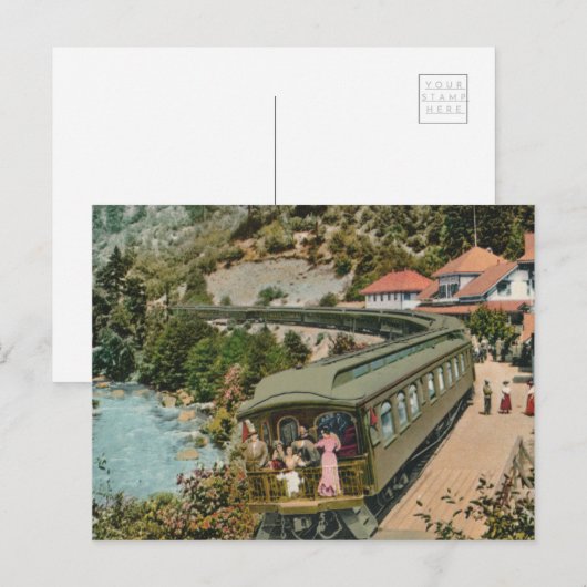 Oregon Express Feiertagspostkarte (Vorne/Hinten)