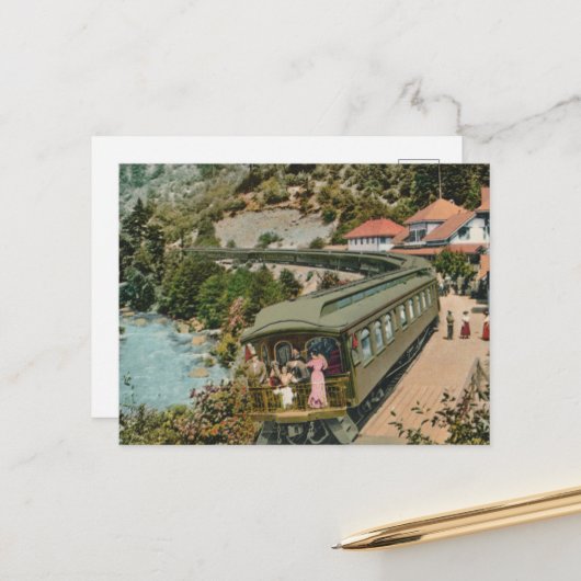 Oregon Express Feiertagspostkarte (Vorderseite/Rückseite Beispiel)