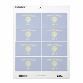 Oregon Faint Flag Shipping Label (Vorne)