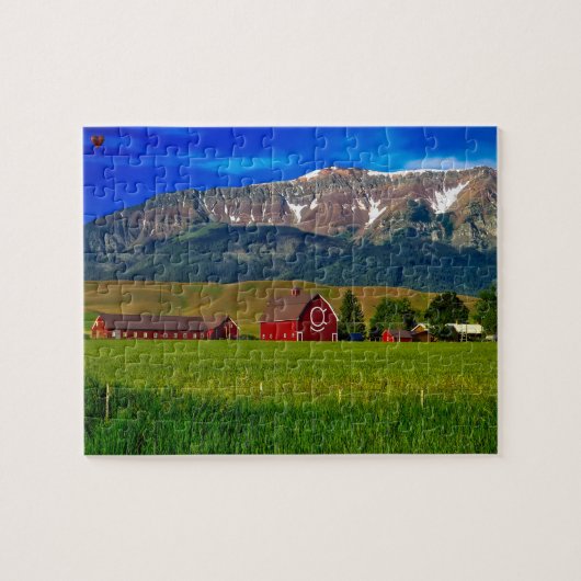 Oregon Farm Gebäude Puzzle (Horizontal)