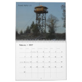 Oregon-Feuer-Ausblicke Kalender (Feb 2027)