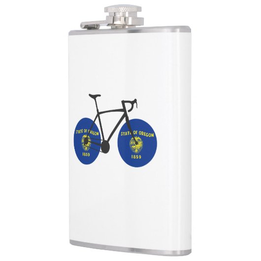 Oregon Flag Cycling Flachmann (Links)
