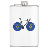 Oregon Flag Cycling Flachmann (Vorderseite)