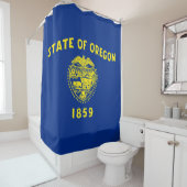 Oregon Flag Duschvorhang (Beispiel)