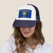 Oregon Flag Hat Truckerkappe (Beispiel)