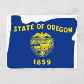 Oregon Flag Karte (Vorderseite)