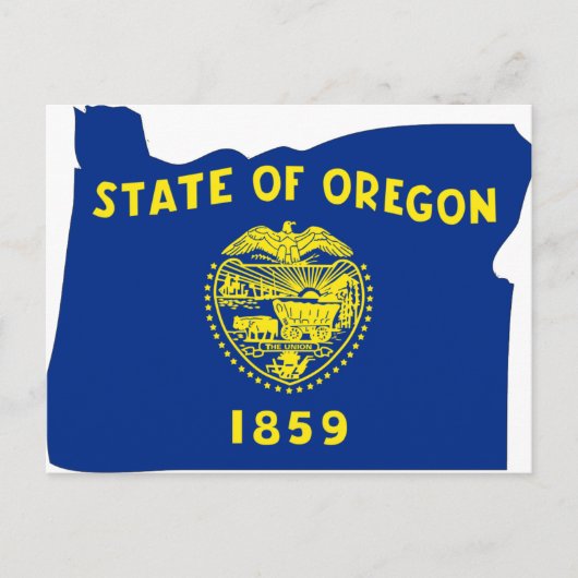 Oregon Flag Karte (Vorderseite)