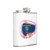 Oregon Flag Klettersteig Carabiner Flachmann (Rechts)