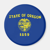 Oregon Flag Magnet (Vorne)