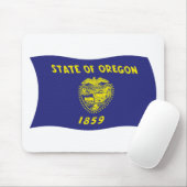 Oregon Flag Mousepad (Mit Mouse)