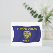 Oregon Flag Postcard Postkarte (Stehend Vorderseite)