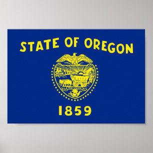 Oregon Flag Poster