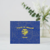 OREGON FLAG POSTKARTE (Stehend Vorderseite)