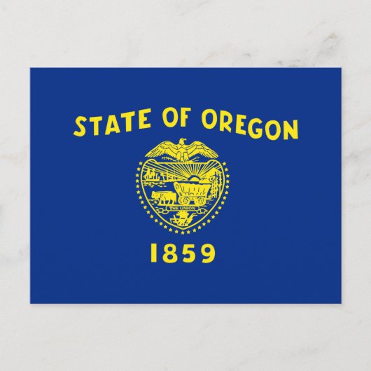 Oregon Flag Postkarte (Vorderseite)
