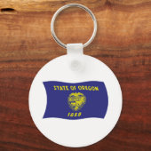 Oregon Flag Schlüsselanhänger (Vorderseite)
