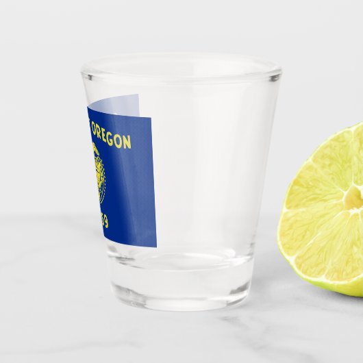 Oregon Flag Schnapsglas (Rechts)