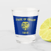 Oregon Flag Schnapsglas (Vorderseite)