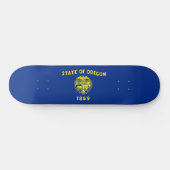 Oregon Flag Skateboard (Horizontal)