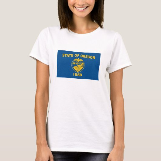 Oregon Flag T - Shirt (Vorderseite)