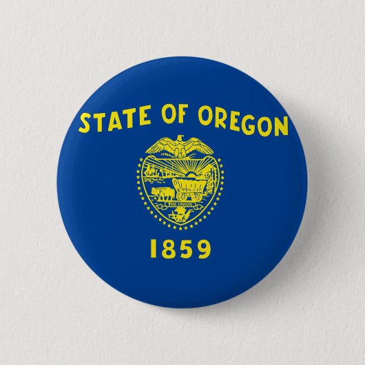 Oregon-Flagge Button (Vorderseite)